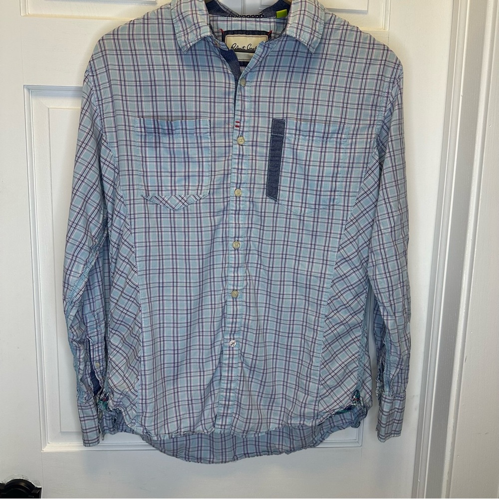Robert‎ Graham Blue and Red Plaid Casual Shirt
